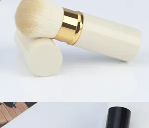 Tragbarer ausziehbarer Pinsel weicher Rouge Puder Pinsel fuer Reise Kosmetik Werkzeug