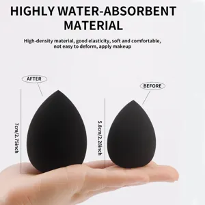 Waterabsorberende make-up spons, zachte beauty blender puf met hoge dichtheid voor make-up.
