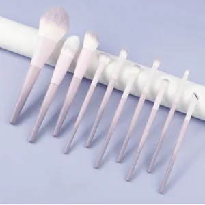 10st Professionele Make-up Penseel Set Zachte Haren Poeder Oogschaduw Borstels