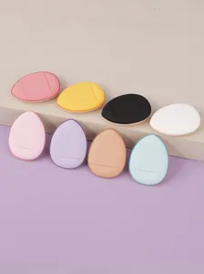 Mini houppettes de maquillage, éponges cosmétiques douces en forme de goutte pour fond de teint.