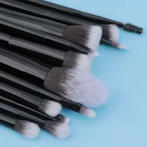 14-teiliges professionelles Make-up-Pinsel-Set mit weichen Borsten für perfektes Verblenden.