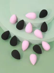 Mini makeup sponge set, teardrop shape cosmetic puff for blending foundation flawless.