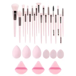 Multifunctionele Make-up Borstel Set Professionele Synthetische Vezel Lidschaduw Poederdons Cosmetische Tool Kit Voor Dagelijkse Schoonheid Reizen