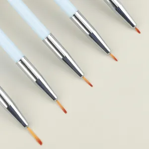 5pcs nail art detail brush gradient liner pen fine tip painting tool set for salon