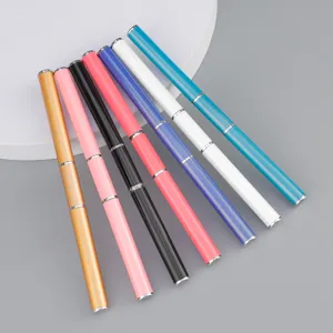 Multifunctional dual-head nail art pen set featuring color rods, steel pushers, and fine brushes.