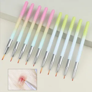 Professional Gradient Nail Art Brush Set Liner Painting Pen UV Gel Extension Carving Tool For Manicure Salon DIY Home Use