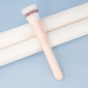 Professionele platte make-up kwast zachte kabuki stippling kwast voor foundation en blush.