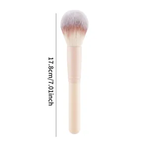 Brocha de maquillaje suave polvo rubor brocha herramienta cosmética profesional 17.8cm