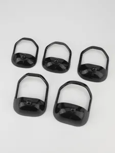 Detailansicht des Bartformungs-Werkzeugsets aus ABS-Kunststoff, 5-teilige Kinnbart-Schablone.