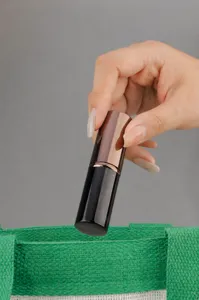 Compact retractable makeup brush portable soft bristle blush loose powder nail dust cleaning tool