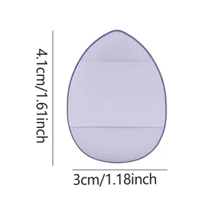 Mini Houppe de Maquillage pour Doigt Utilisation Sèche et Humide Forme de Goutte d'Eau Éponge Houppe Cosmétique pour Fond de Teint Correcteur Outils de Maquillage du Visage