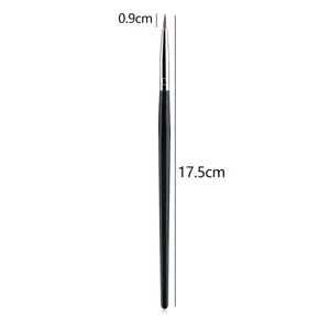 Professional Fine Angled Eyeliner Brush Set Bent Detail Eyebrow Makeup Brushes Wooden Handle Fiber Hair Cosmetic Tools