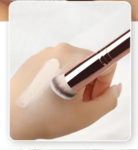 Soft bristle 170 angled makeup brush for seamless foundation application and professional look.