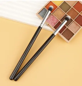 Professional makeup eyeshadow blending brush set, soft cosmetic tool for eye makeup details.