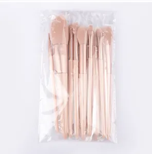 set 11 pennelli trucco morbidi polvere ombretto cosmetici kit strumenti di bellezza