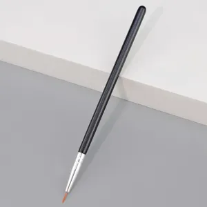 Professional Straight And Bent Eyeliner Brush Fine Point Detail Concealer Brush Synthetic Fiber Wooden Handle Makeup Tool