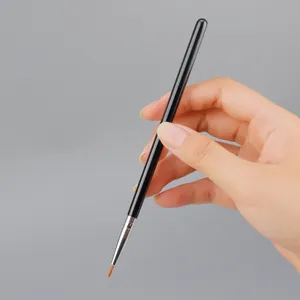 Professional fine eyeliner brush for precise eye makeup, detail concealer, and smooth lines.
