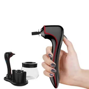 Electric Makeup Brush Cleaner Machine Automatic Dryer USB Rechargeable Cosmetic Brush Fast Cleaning Tool With Stand