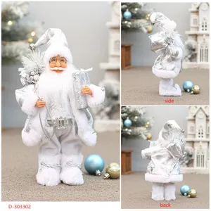 30 cm staande Kerstman figuur, perfect voor kersthome decoratie en feestelijke display opstellingen.
