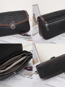 Sac à bandoulière pour femme élégant sac porté épaule design verrou fourre-tout chic