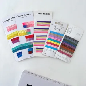 Cute hairpin set with sweet color combinations, perfect for daily styling and bangs.
