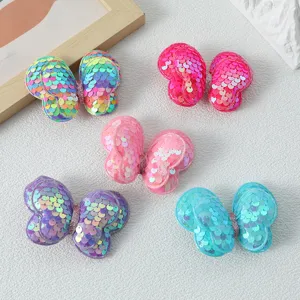 Fermagli per Capelli a Fiocco con Paillettes Lucide in Stile Coreano per Ragazze Copricapo Dolce per Bambini Bellissimi Accessori Decorativi per Vestiti Scarpe Borse