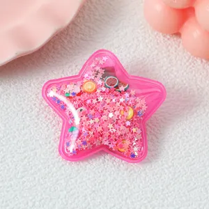 Jolie pince à cheveux étoile liquide coréenne pour filles mignon accessoire coiffure