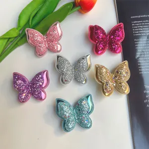 Süße glitzernde Schmetterling Haarklammern für Mädchen, glänzende Haarspangen Set.