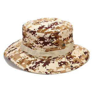 Digital camouflage outdoor sun protection boonie hat fishing hiking tactical bucket hat