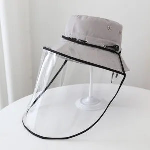 Cappello protettivo da esterno con visiera trasparente anti goccia per uso quotidiano cucina