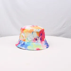 Bunter Batik Fischerhut für Damen und Herren, lässiger Sommer Sonnenschutz Hut für Outdoor.
