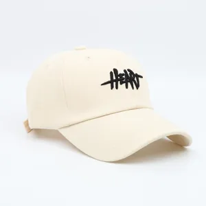 Gorra de Béisbol de Algodón Unisex Ajustable Color Sólido Sombrero Bordado Protección Solar Exterior Moda Casual Deportivo