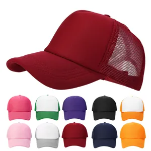 Unisex Summer Breathable Mesh Baseball Cap Solid Color Outdoor Sun Protection Casual Adjustable Dad Hat