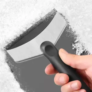 Rascador De Hielo Y Pala De Nieve Con Hoja De Acero Inoxidable Mango De Plástico Duradero Para Herramienta De Eliminación De Nieve De Parabrisas