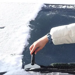 Rascador de hielo y pala de nieve para parabrisas de coche en invierno, muy útil y duradero.