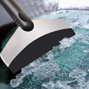 Rasqueta de hielo para coche parabrisas herramienta de limpieza de nieve de invierno duradera.