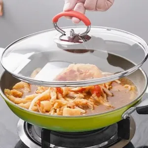 Universeller Topfdeckelgriff aus Edelstahl, hitzebeständiger Ersatzknauf für Deckel.