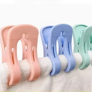Grandes pinces à linge en plastique pour couette drap pinces coupe-vent multifonctions