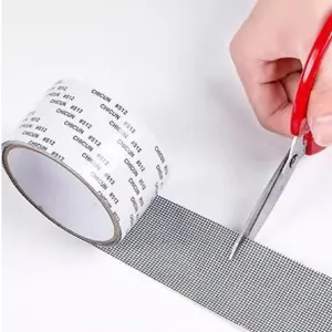 Cinta de reparacion para mosquitera autoadhesiva parche de malla para agujero de ventana hogar