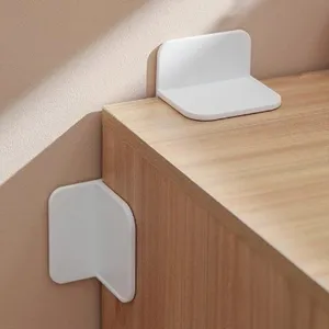 Furniture Anti Tip Strap Punch Free Wardrobe Anchor Child Safety Stabilizer Plastic Heavy Duty Wall Mount Fixing Bracket