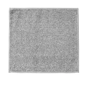 Close-up detail of grey bamboo charcoal fiber kitchen cleaning dishcloth, soft and absorbent.