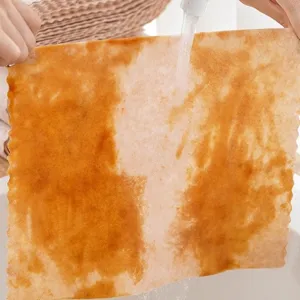 Plantaardige vezel keukendoek, olie-absorberende anti-aanbak vaatdoek voor huishoudelijk gebruik.