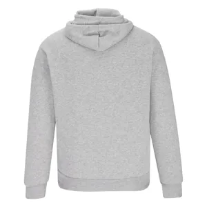 Classica felpa con cappuccio da uomo in tinta unita grigio chiaro con maniche lunghe.