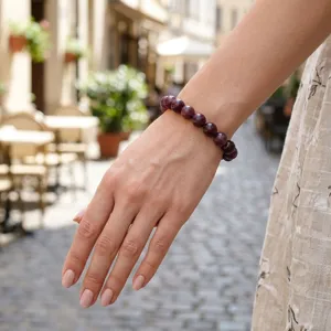 Vintage Morandi kralen elastische armband, Europese stijl voor vakantie en dagelijks gebruik.