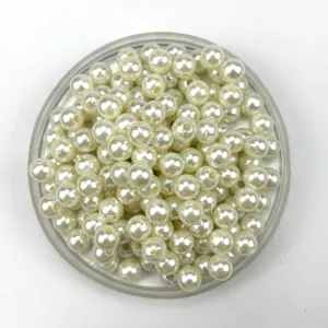 Colorful ABS Plastic Imitation Pearl Beads Round Loose Beads For DIY Craft Jewelry Making And Bag Accessories