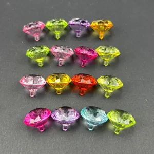 Transparante Acryl Diamant Kralen Gefacetteerde Strass Toonbank Decoratieve Ambacht DIY Sieraden Maken Accessoires