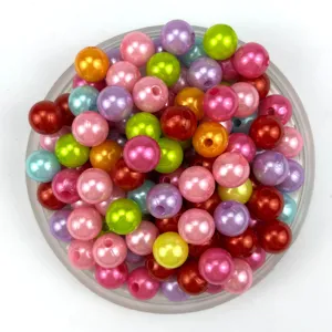 Artificial Pearl Round Loose Beads Plastic Craft Beads For DIY Handmade Jewelry Making Bracelet Necklace Earring Accessories