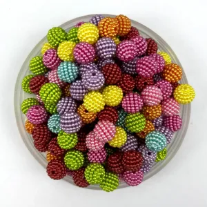 Perles bayberry diy colorees imitation perle en vrac assorties pour creation de bijoux art