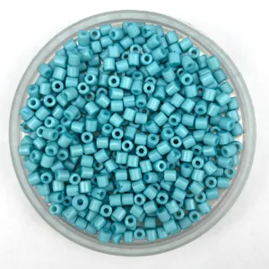 Light blue acrylic cylinder beads 4x4mm DIY handmade bracelet necklace jewelry making parts