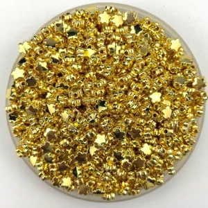 Gold CCB star beads spacer loose beads for handmade jewelry DIY craft earrings bracelets